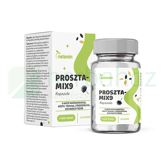 NETAMIN PROSZTAMIX9 KAPSZULA 60DB