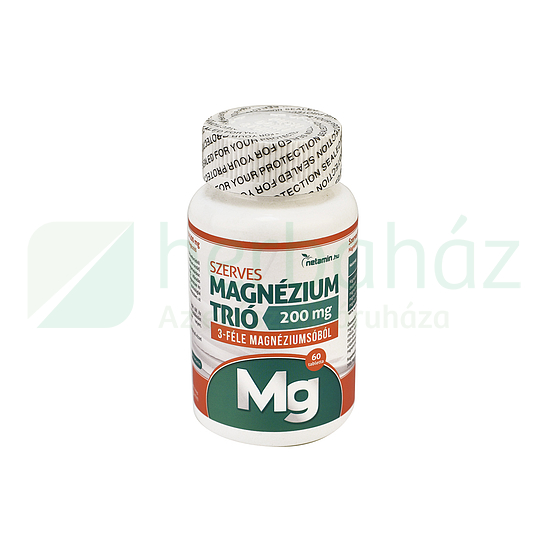 NETAMIN SZERVES MAGNÉZIUM TRIÓ 200MG 60DB