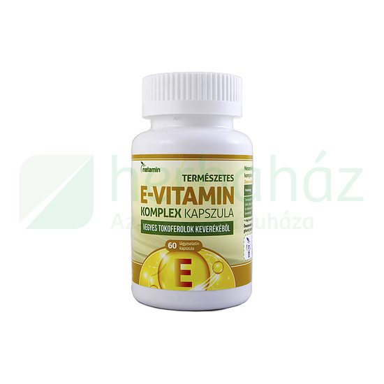 NETAMIN TERMÉSZETES E-VITAMIN KOMPLEX KAPSZULA 60DB