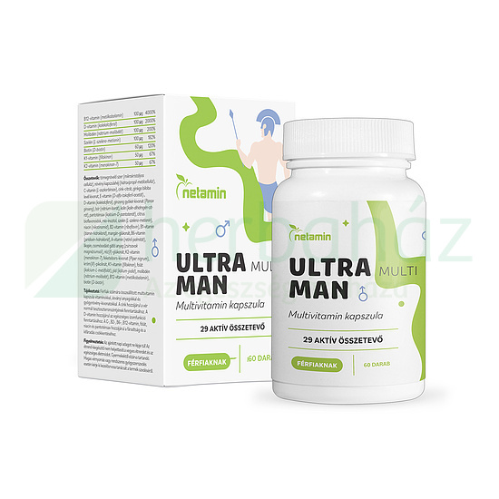NETAMIN ULTRA MULTI MAN MULTIVITAMIN FÉRFIAKNAK KAPSZULA 60DB
