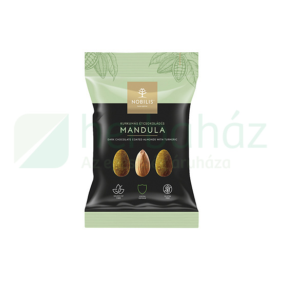 NOBILIS ANTIOX KURKUMÁS-CITROMOS ÉTCSOKOLÁDÉS MANDULA 50G