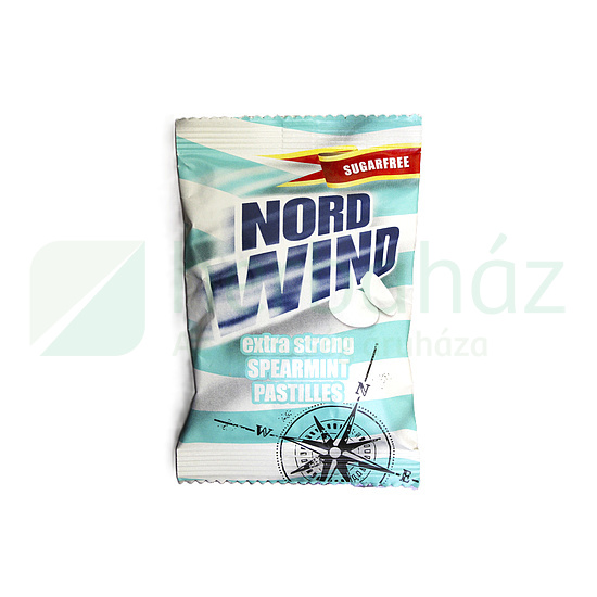NORDWIND SPEARMINT (FODORMENTA) CUKORMENTES PASZTILLA 25G