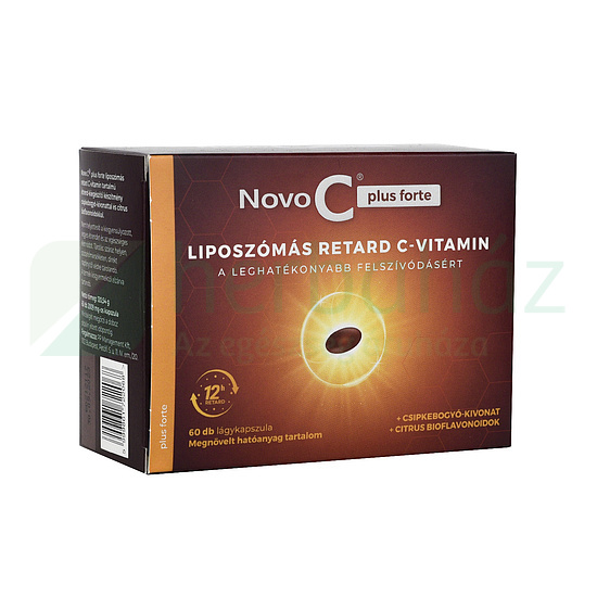 NOVO C PLUS FORTE LIPOSZÓMÁS RETARD C-VITAMIN KAPSZULA 60DB