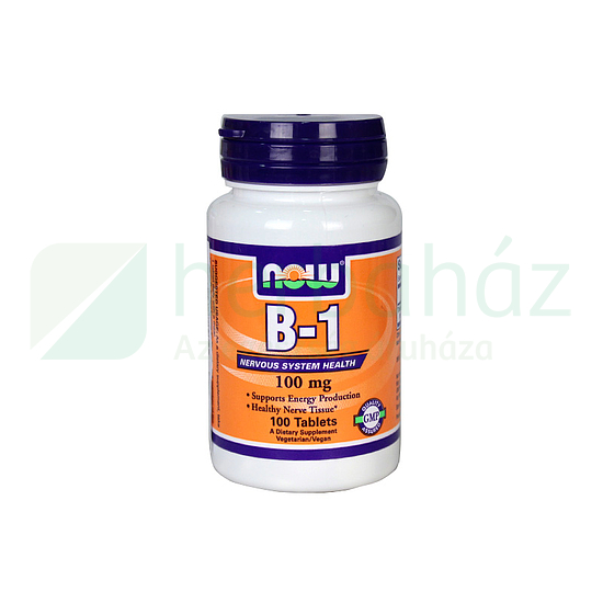 NOW B1 VITAMIN 100MG TABLETTA 100DB