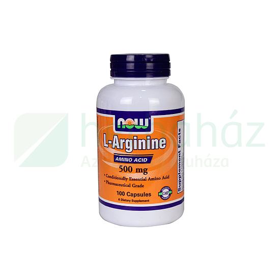 NOW L-ARGININE 500MG KAPSZULA 100DB