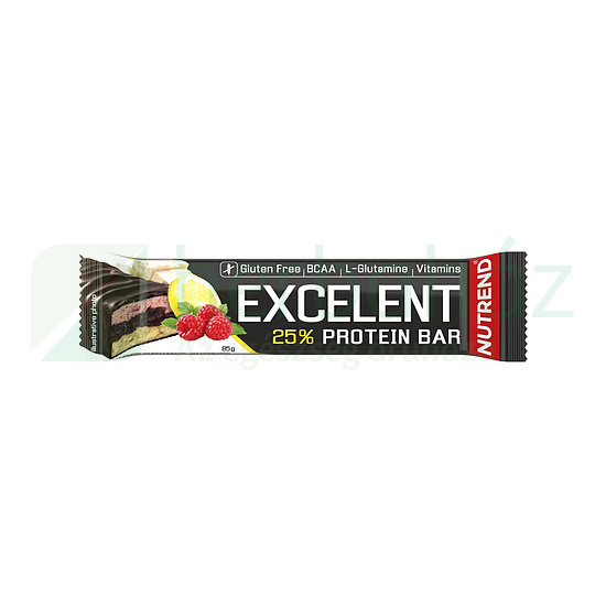 NUTREND EXCELENT FEHÉRJESZELET CITROM-TÚRÓ-MÁLNA-ÁFONYÁVAL TEJCSOKOLÁDÉBAN 85G