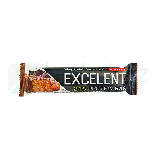 NUTREND EXCELENT FEHÉRJESZELET CSOKOLÁDÉ MOGYORÓVAL TEJCSOKOLÁDÉVAL 85G
