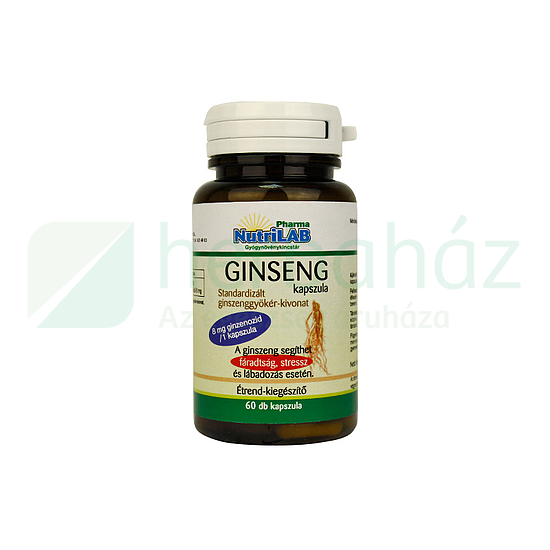 NUTRILAB GINSENG KAPSZULA 60DB