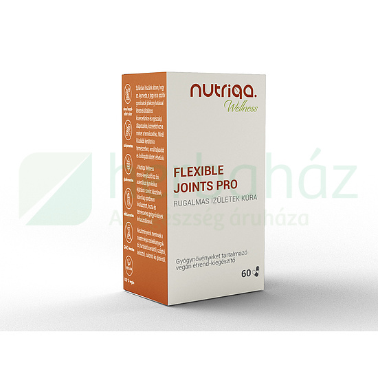 NUTRIQA FLEXIBLE JOINTS PRO - RUGALMAS ÍZÜLETEK KÚRA GYÓGYNÖVÉNYES KAPSZULA 60DB