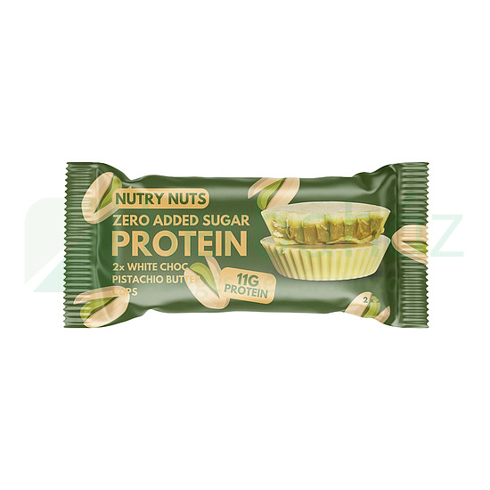 NUTRY NUTS PROTEIN PISZTÁCIAVAJAS CSOKIKORONG - FEHÉRCSOKIS HCN 42G
