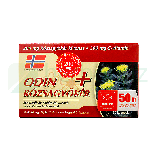 ODIN RÓZSAGYÖKÉR PLUS KAPSZULA 30DB