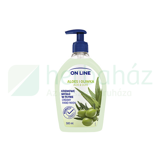 ON LINE FOLYÉKONY KRÉMSZAPPAN ALOE VERA & OLÍVA 500ML