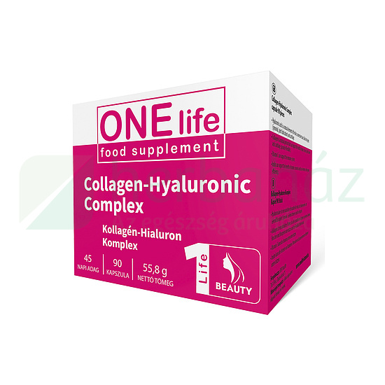 ONE LIFE KOLLAGÉN-HIALURON 90 DB KAPSZULA