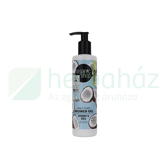 ORGANIC SHOP DAILY CARE TUSFÜRDŐ KÓKUSSZAL ÉS SHEA VAJJAL 280ML