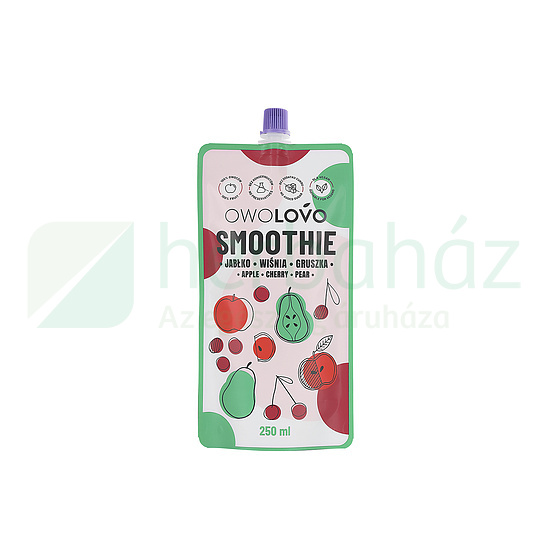 OWOLOVO SMOOTHIE ALMA-CSERESZNYE-KÖRTE 250ML