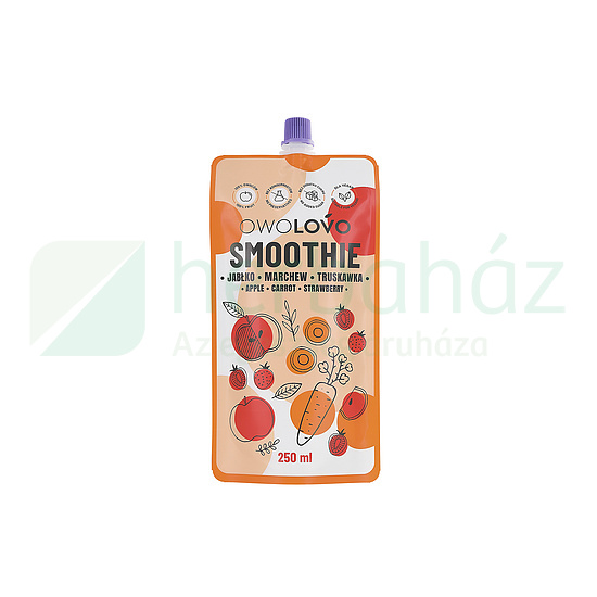 OWOLOVO SMOOTHIE ALMA-SÁRGARÉPA-EPER 250ML