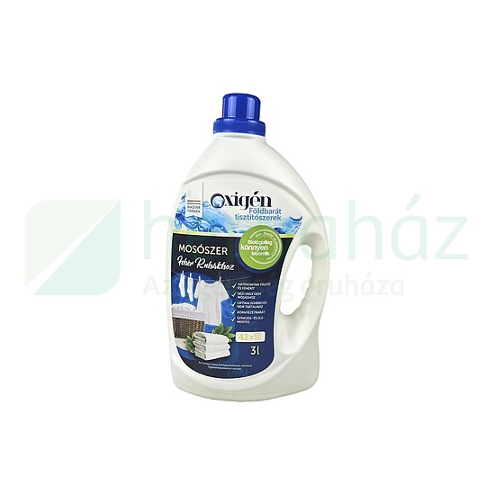 OXIGÉN FÖLDBARÁT FOLYÉKONY MOSÓSZER FEHÉR RUHÁKHOZ 3000ML