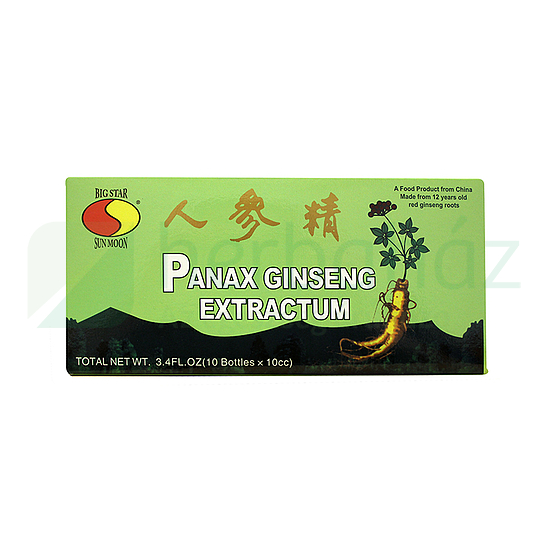 PANAX GINSENG EXTRAKTUM AMPULLA 10X10ML