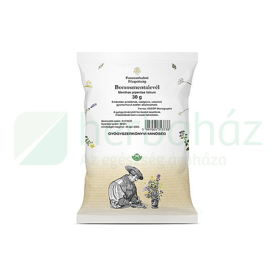 PANNONHALMI GYÓGYNÖVÉNY TEA BORSOSMENTALEVÉL 30G