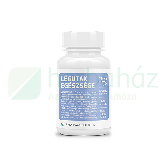 PHARMACOIDEA LÉGUTAK EGÉSZSÉGE KAPSZULA 60DB