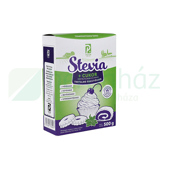 POLITUR STEVIA + CUKOR ÉDESÍTŐSZER 500G