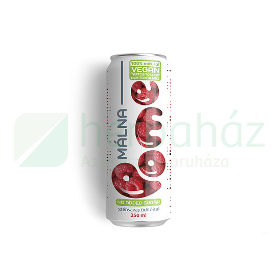 POME MÁLNA SZÉNSAVAS GYÜMÖLCSITAL 50% GYÜMÖLCSLÉ TARTALOM 250ML DRS+50FT BETÉTDÍJ