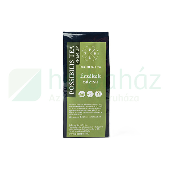 POSSIBILIS ÍZESÍTETT ZÖLD TEA ÉRZÉKEK OÁZISA 75G