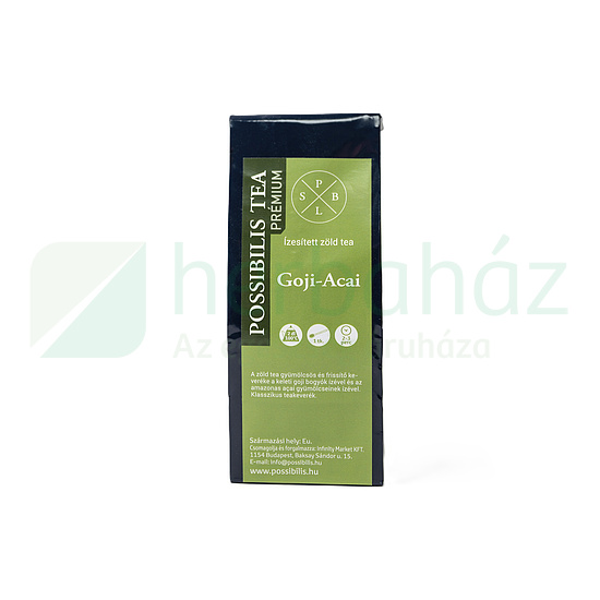 POSSIBILIS ÍZESÍTETT ZÖLD TEA GOJI-ACAI 75G