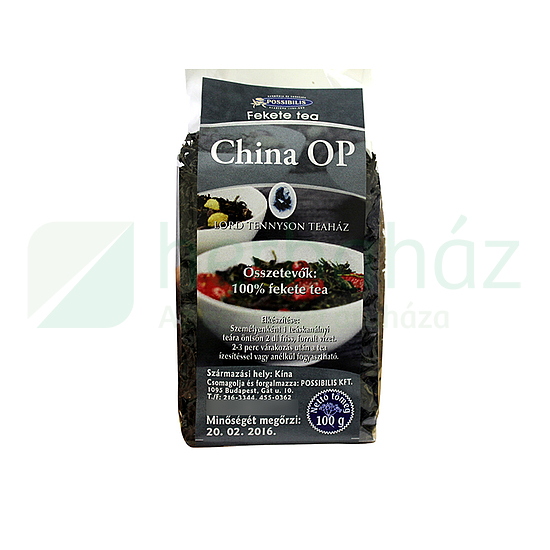 POSSIBILIS TEA CHINA OP FEKETE 100G