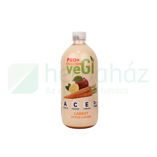 PRO+ VEGETABLES VEGI A-C-E-D3- VITAMIN ÉS CINK SÁRGARÉPA-ALMA-CITROM ÍZŰ ITAL 750ML