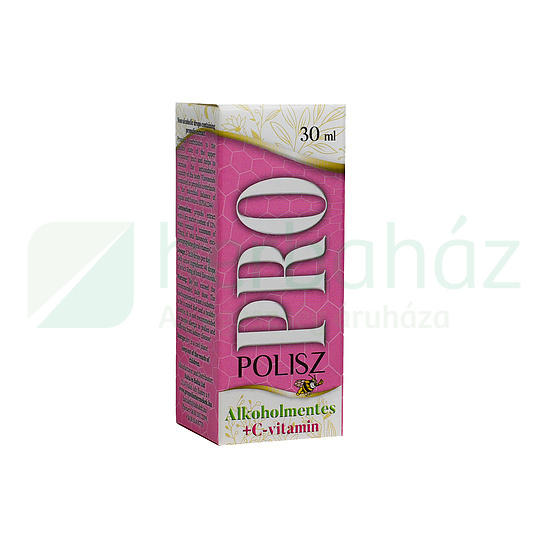 PRO/POLISZ PROPOLISZ KIVONATOT TARTALMAZÓ ALKOHOLMENTES CSEPP 1000MG C-VITAMINNAL 30ML