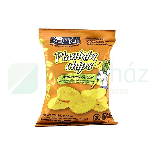 GLUTÉNMENTES SAMAI PLANTAIN (FŐZŐBANÁN) CHIPS NATÚR ÉDES 75G