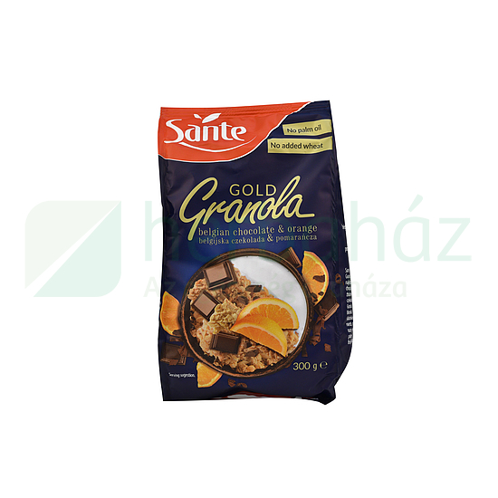 SANTE GRANOLA GOLD CSOKOLÁDÉS-NARANCSOS 300G