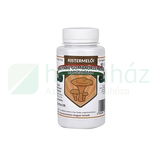 SHIITAKE GOMBAŐRLEMÉNY KAPSZULÁBAN 100DB