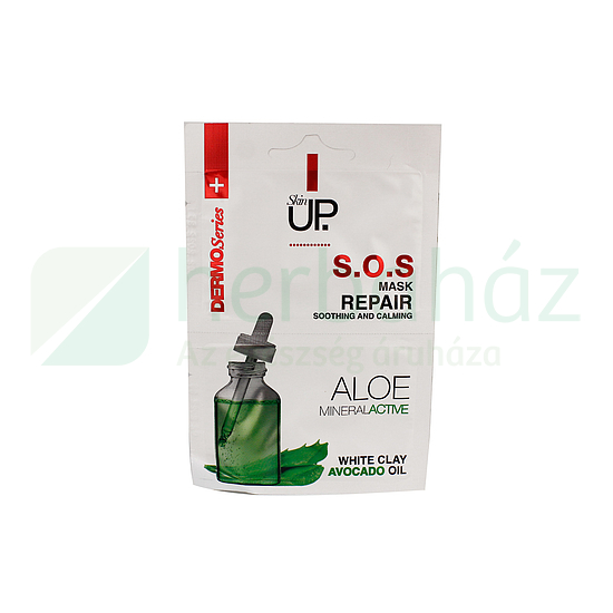 SKIN UP S.O.S. REPAIR ERŐS BŐRNYUGTATÓ GYULLADÁSCSÖKKENTŐ ARCMASZK ÉRZÉKENY ARCBŐRRE 2X5ML