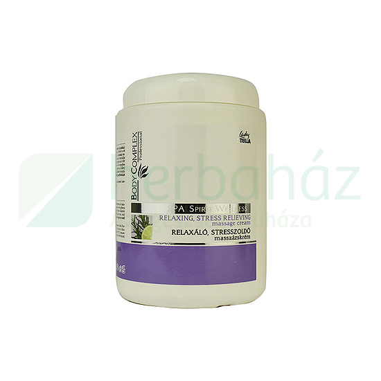 SPA SPIRIT WELLNESS RELAXÁLÓ STRESSZOLDÓ MASSZÁZSKRÉM 1000ML