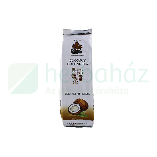 SUN MOON GOLDEN SAIL OOLONG TEA KÓKUSZ GYÜMÖLCS KIVONATTAL, SZÁLAS 125G