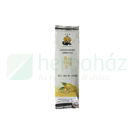 SUN MOON GOLDEN SAIL ZÖLD TEA GYÖMBÉRREL ÉS CITROM GYÜMÖLCCSEL, SZÁLAS 125G