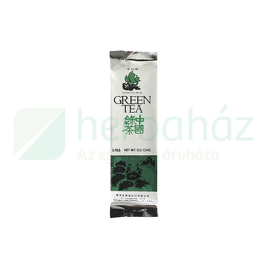 SUN MOON GOLDEN SAIL ZÖLD TEA SZÁLAS 100G
