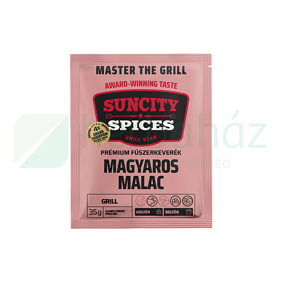 SUNCITY SPICES MAGYAROS MALAC GRILL FŰSZERSÓ 35G
