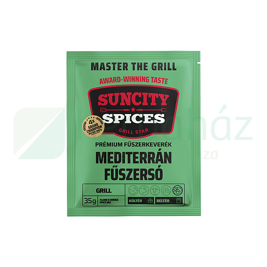 SUNCITY SPICES MEDITERRÁN GRILL FŰSZERSÓ 35G