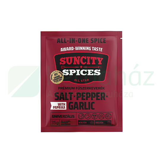 SUNCITY SPICES SALT-PEPPER-GARLIC PAPRIKÁVAL 35G