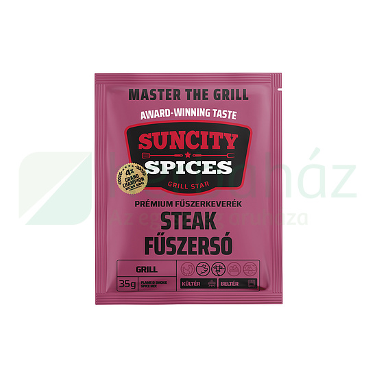 SUNCITY SPICES STEAK GRILL FŰSZERSÓ 35G