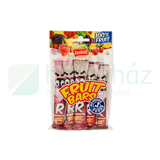 SUNVITA PIROS BOGYÓS GYÜMÖLCSSZELET 5X15G