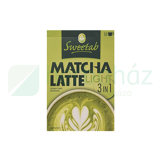 SWEETAB MATCHA LATTE 3 IN1 ZÖLDTEA ALAPÚ INSTANT ITALPOR 10X17G