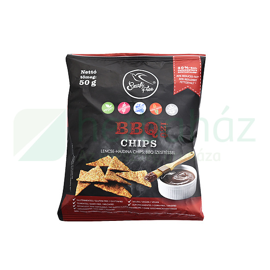 SZAFI FREE GLUTÉNMENTES BBQ ÍZŰ CHIPS 50G