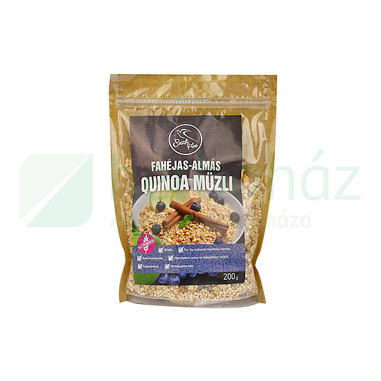 SZAFI FREE GLUTÉNMENTES FAHÉJAS-ALMÁS QUINOA MÜZLI 200G