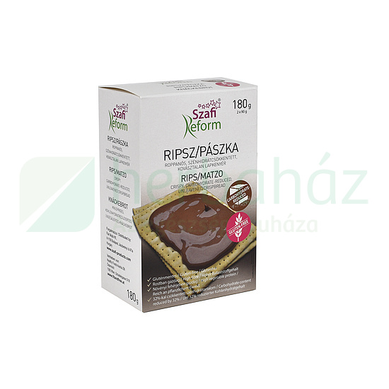 SZAFI REFORM GLUTÉNMENTES SZÉNHIDRÁTCSÖKKENTETT RIPSZ/PÁSZKA 180G