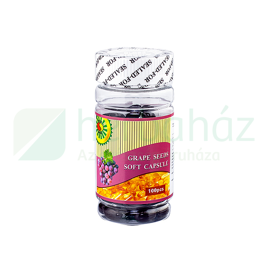 SUN MOON SZŐLŐMAG KIVONAT 500MG KAPSZULA 100DB