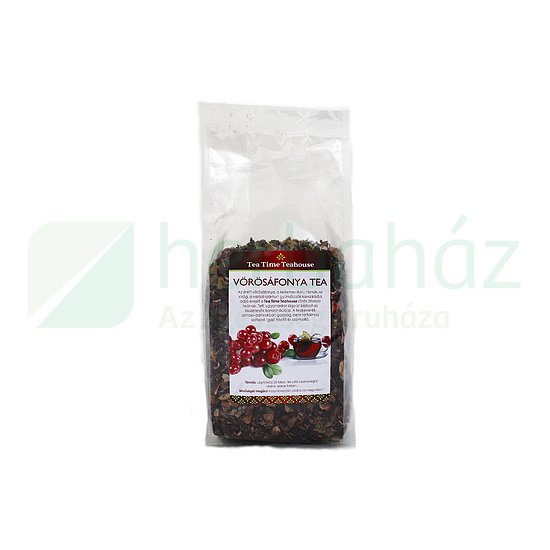 TEA TIME TEAHOUSE VÖRÖSÁFONYA TEA SZÁLAS 300G